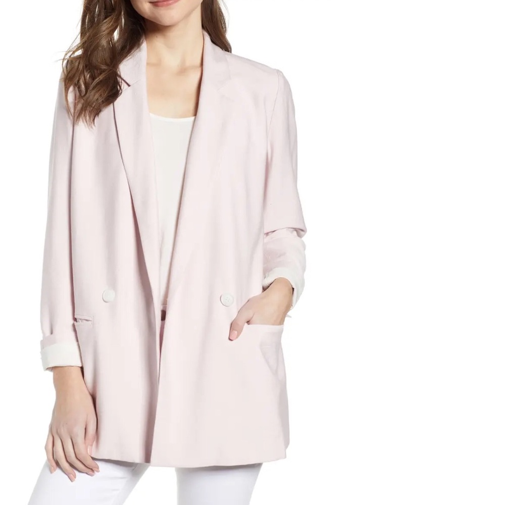 Chelsea 28 Pale Pink Boxy Blazer Medium